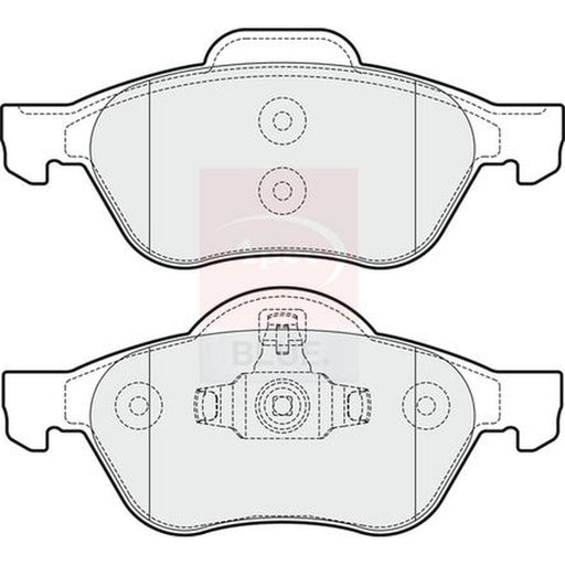 Apec Front & Rear Brake Discs & Pads fits Renault Megane III 2008-2015 1.6