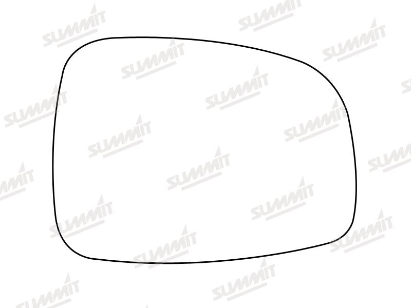 Summit Stick-On Standard Mirror Glass fits Suzuki Swift 05 on RHS Summit - Bars 4 Cars