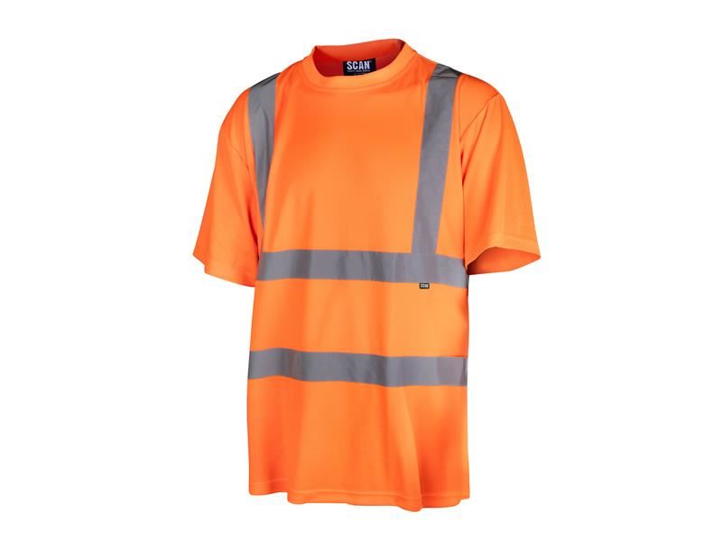 Scan Hi-Vis T-Shirt Orange - XL (46in) Scan - NN4 Online