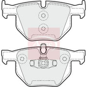 Apec Rear Brake Vented Discs & Pads fits BMW 3 2007-2013