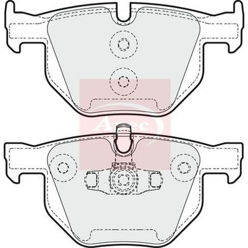 Apec Rear Brake Vented Discs & Pads fits BMW 3 2007-2013