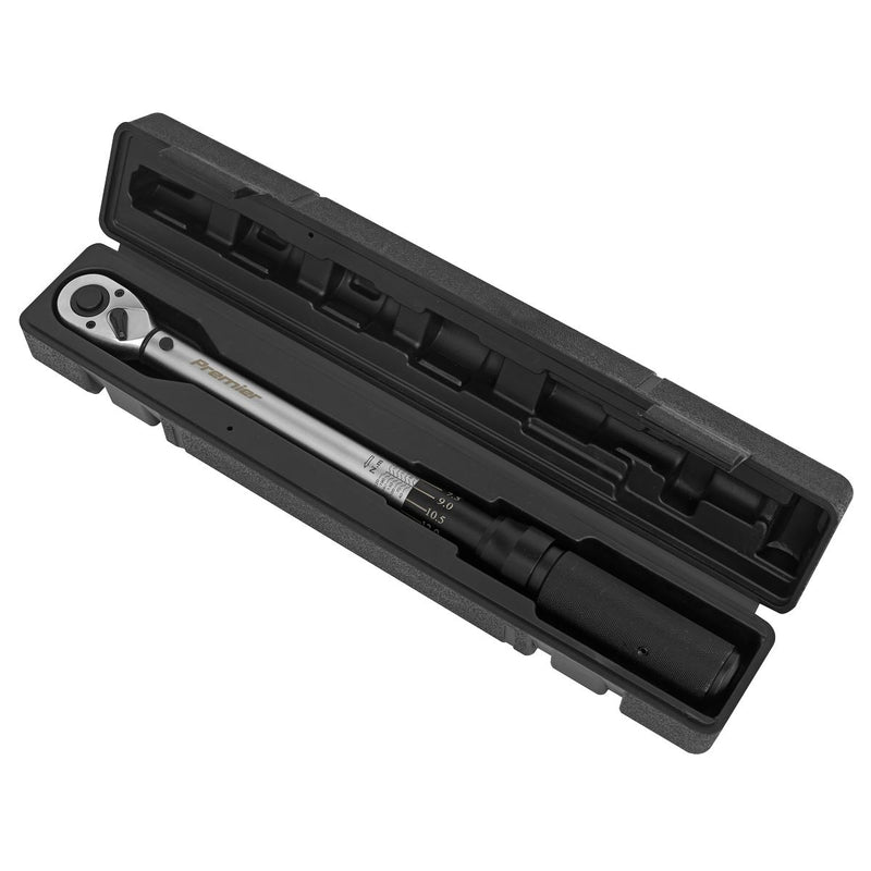 Sealey Premier Premier Micrometer Style Torque Wrench 1/2"Sq Drive 40-210Nm Sealey Premier - Dynamic Drive