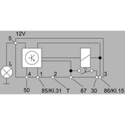 Hella Glow Plug Control Unit fits Citroën Berlingo First 1996-2003 1.8 1.9