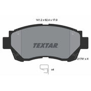 Textar Front Brake Pad Set 2179101