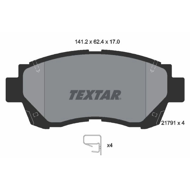 Textar Front Brake Pad Set 2179101