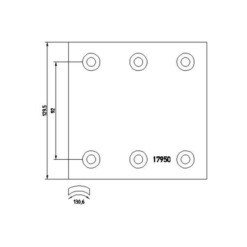 Textar Textar Cv Brake Lining Set 1729006