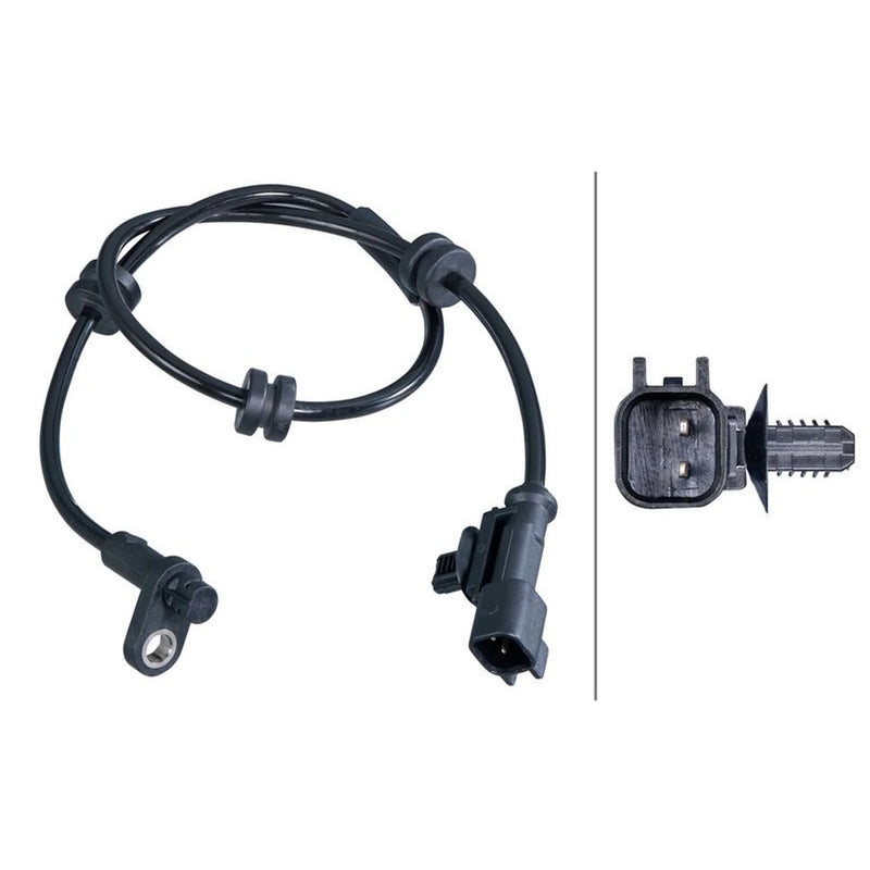 Hella ABS Wheel Speed Sensor Rear 6PU 358 417-351