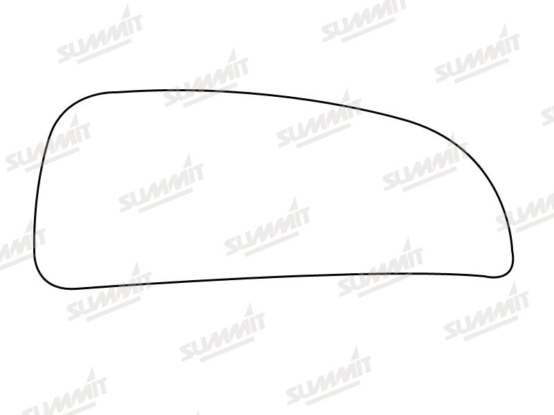 Summit Stick-On Commercial Lower Blind-Spot Mirror Glass fits Citroen Jumper, Fiat Ducato, Peugeot Boxer LHS Summit - Bars 4 Cars
