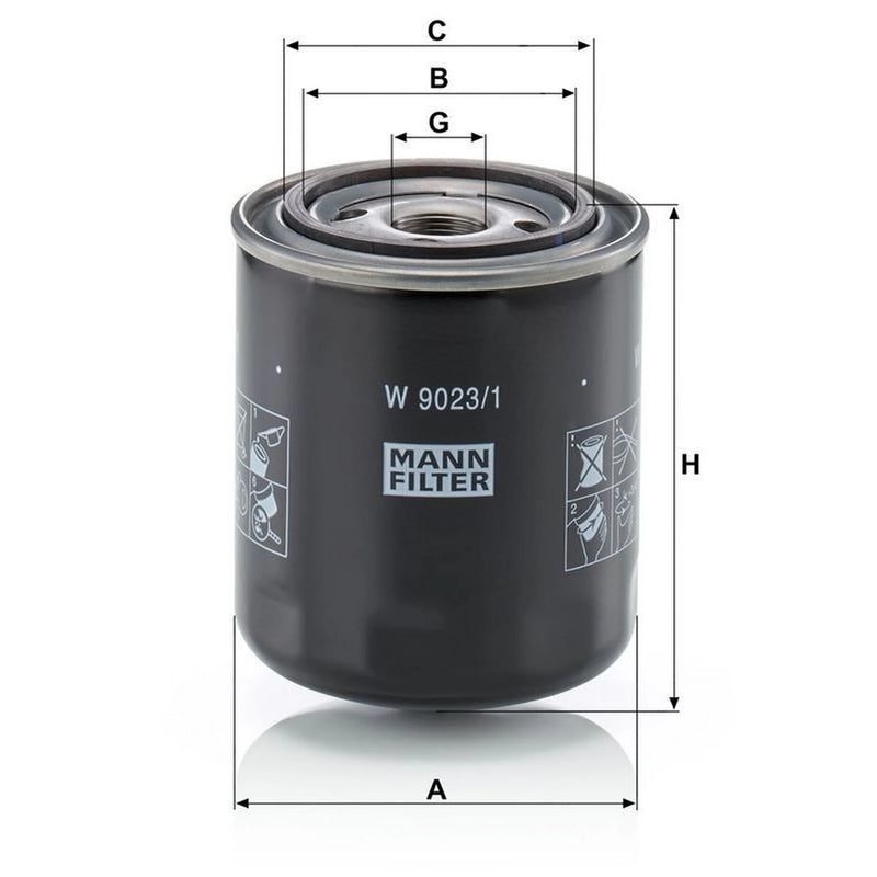 MANN-FILTER Automatic Transmission Hydraulic Filter fits Man Tgs I 2006-2021