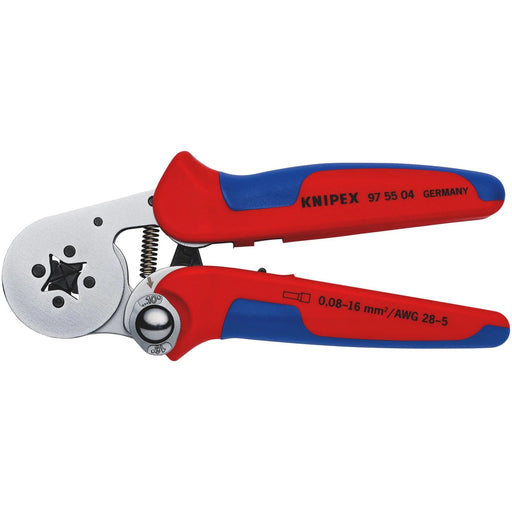 KNIPEX 97 55 04 SB Self-Adjusting Crimping Pliers, 180mm - 97 55 04 SB