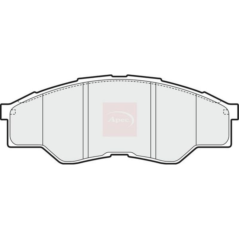 Apec Front Brake Pad Set fits Toyota Hilux Vigo VII Pickup 2005-2015 2.5