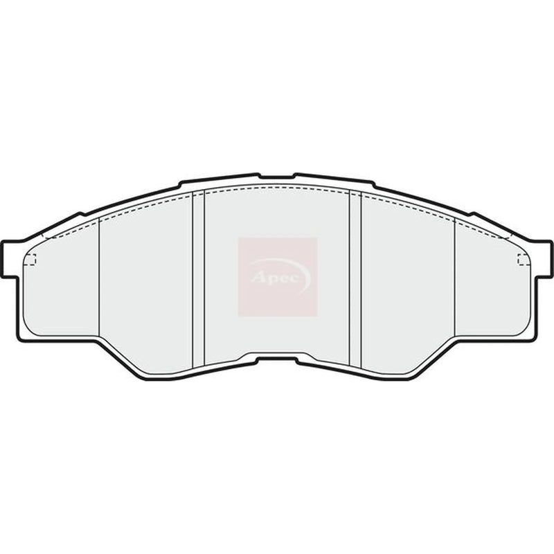 Apec Front Brake Pad Set PAD1606