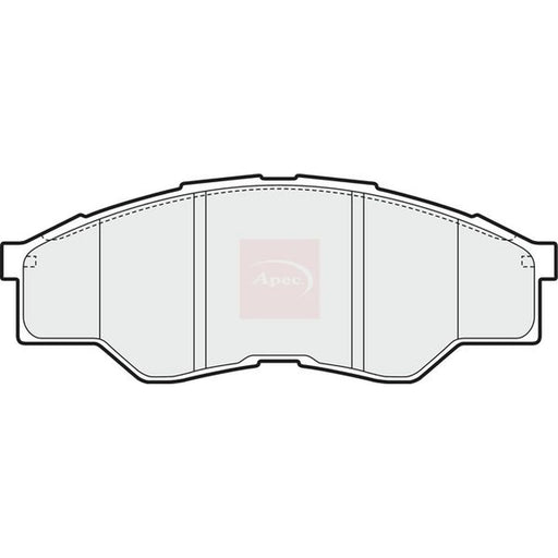 Apec Front Brake Pad Set fits Toyota Hilux Vigo VII Pickup 2005-2015 2.5