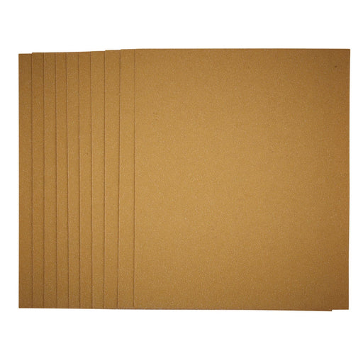 Draper General Purpose Sanding Sheets, 230 x 280mm, 60 Grit (Pack of 10) 37778 Draper - Dynamic Drive
