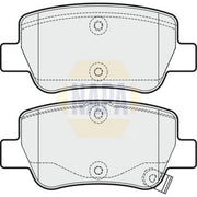 NAPA Rear Brake Pad Set NBP1031