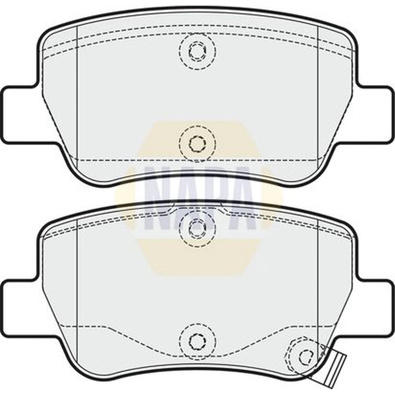 NAPA Rear Brake Pad Set NBP1031