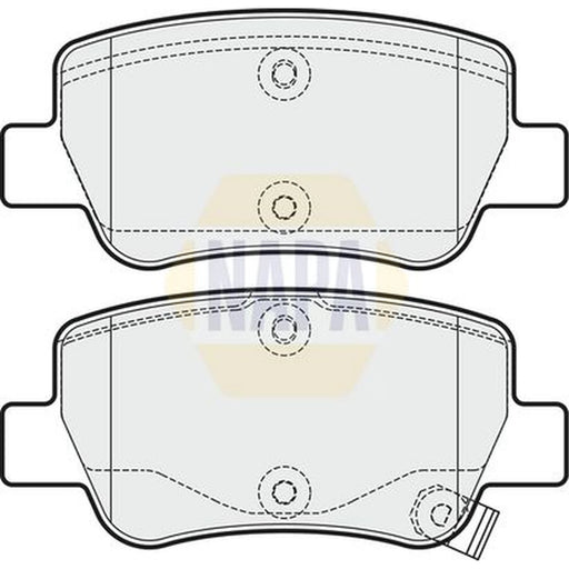 NAPA Rear Brake Pad Set NBP1031