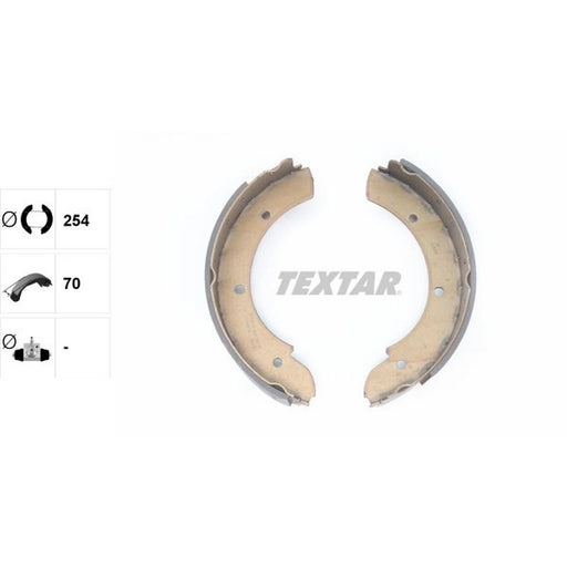 Textar Parking Brake Shoe Set 91069500
