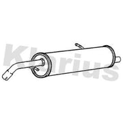 Klarius Box With Tail Pipe Rear fits Citroën C2 2003-2009 1.4