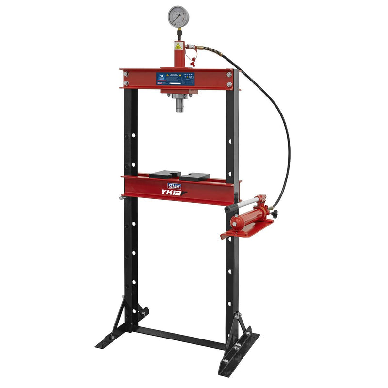 Sealey Hydraulic Floor Type Press 12 Tonne YK12F Sealey - Dynamic Drive