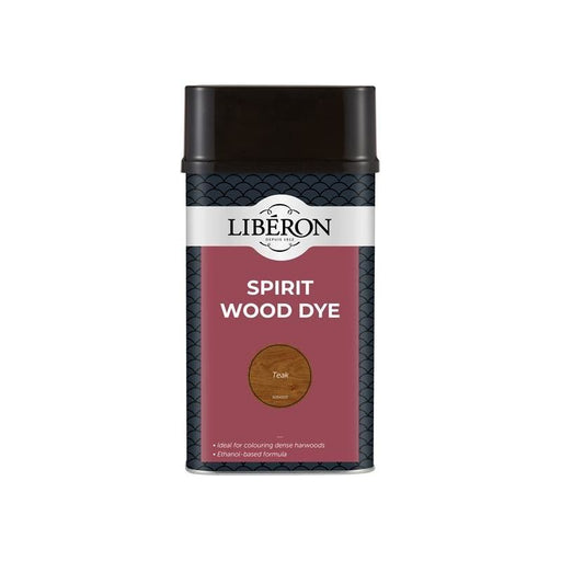 Liberon Spirit Wood Dye Teak 1 litre Liberon - Dynamic Drive