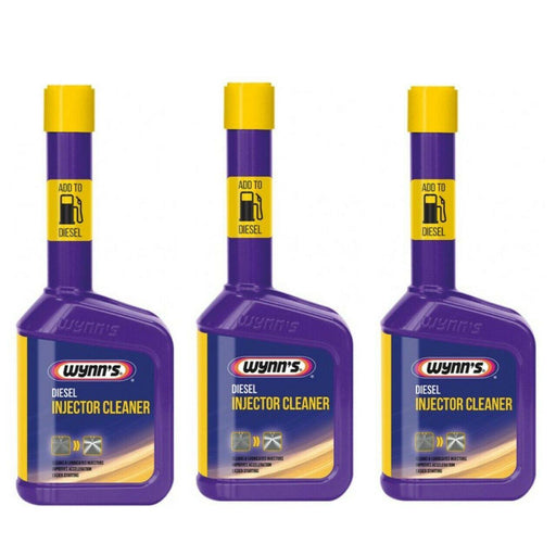 3 x Wynns Diesel Injector Cleaner Engine Fuel Additive System Cleaner 325ml Wynns - Dynamic Drive