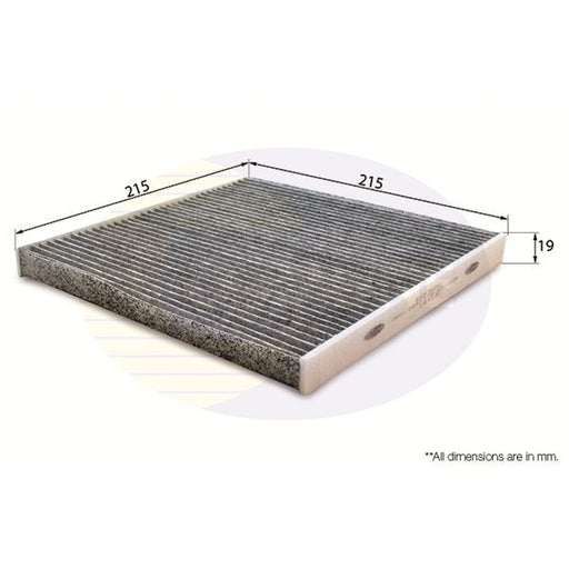 Comline Cabin Air Filter (Pollen Filter) fits Lexus Es 2001-2006 3.0