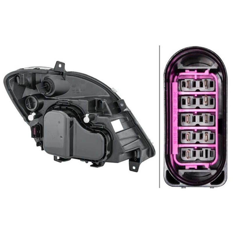 Hella Headlight Headlamp PY21W Left fits Mercedes-Benz Sprinter 3,5-T 2006-2018
