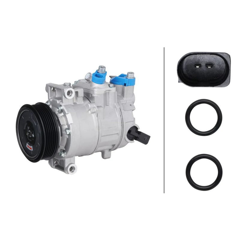 Hella Air Conditioning Compressor fits Audi A4 Allroad B8 2009-2016 2.0