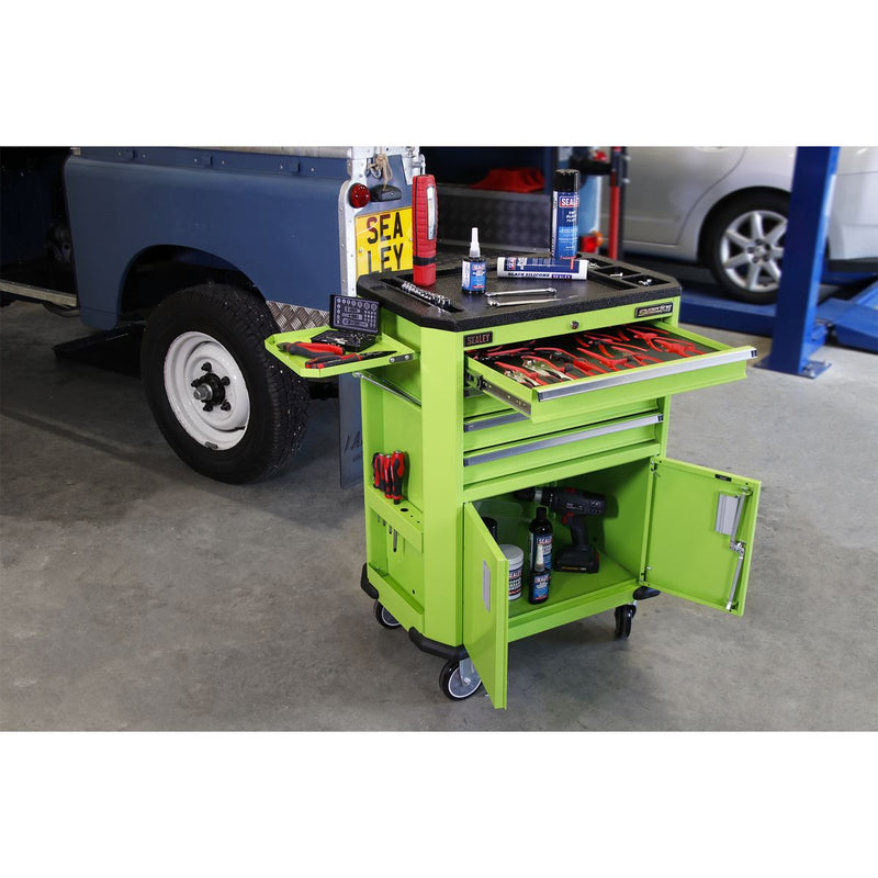 Sealey Tool Trolley with 4 Drawers & 2 Door Cupboard AP980MTHV Sealey - Dynamic Drive