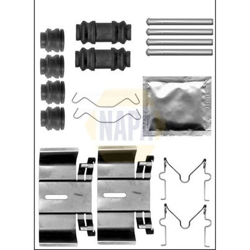 NAPA Brake Pad Accessory Fitting Kit Rear fits Toyota Rav 4 1997-2005 1.8 2.0