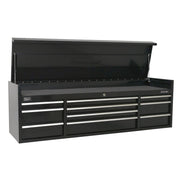 Sealey Topchest 10 Drawer 1830mm Heavy-Duty Black PTB181510 Sealey - Dynamic Drive