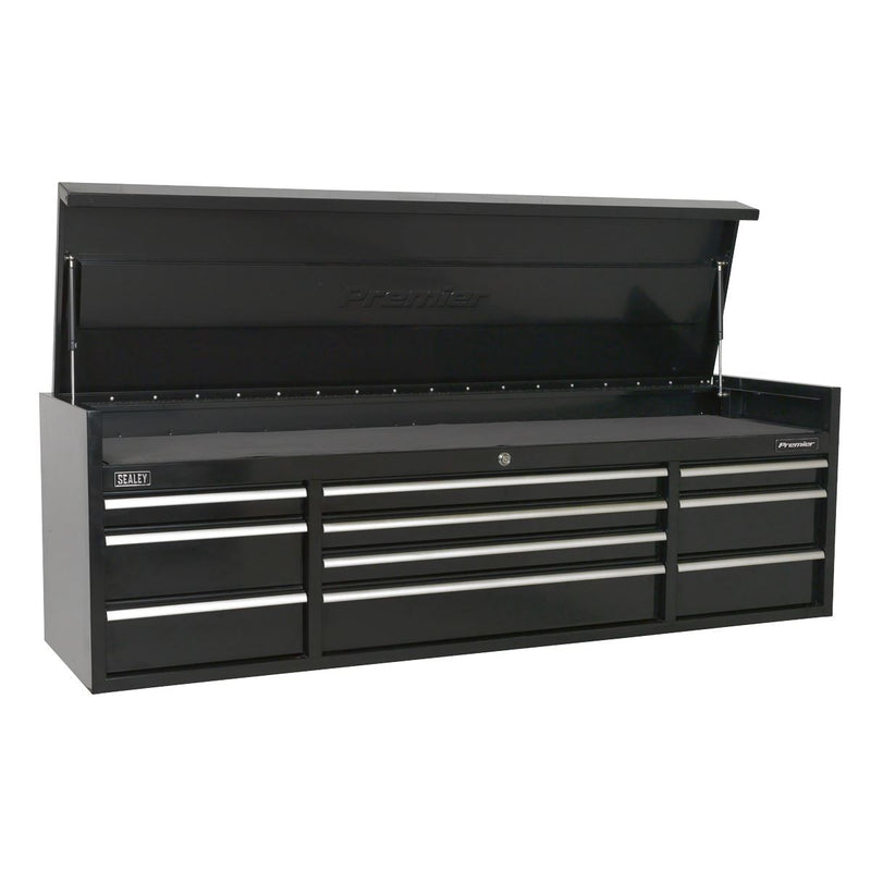 Sealey Topchest 10 Drawer 1830mm Heavy-Duty Black PTB181510 Sealey - Dynamic Drive