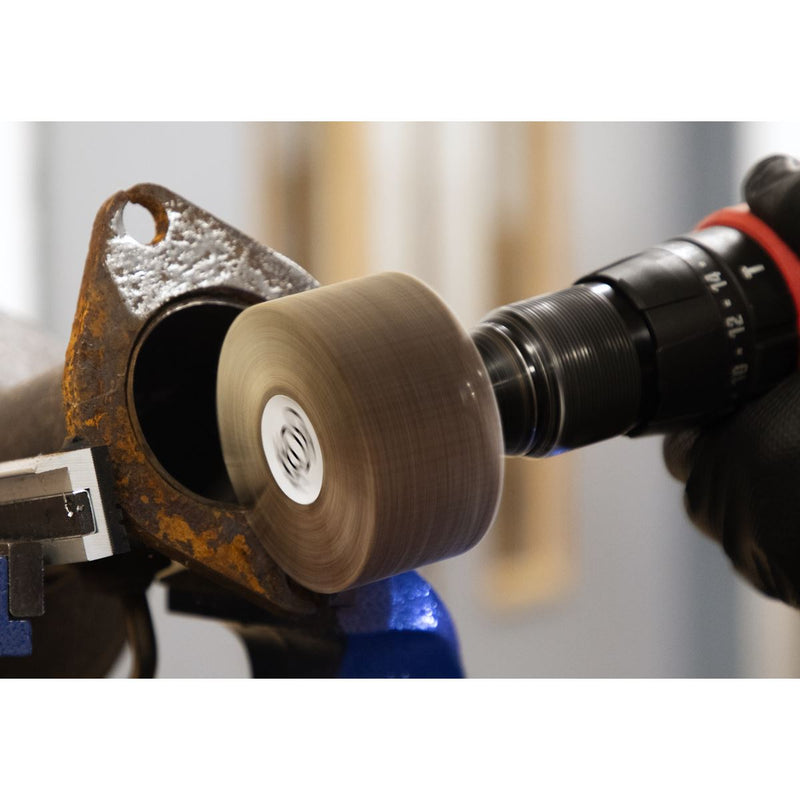 Sealey 80 x 40mm Abrasive Flap Wheel on 6mm Shaft 80Grit - Pack of 5 FW8040805 Sealey - Dynamic Drive