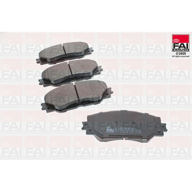FAI Front Brake Pad Set fits Subaru Trezia 2011 on 1.3 1.4