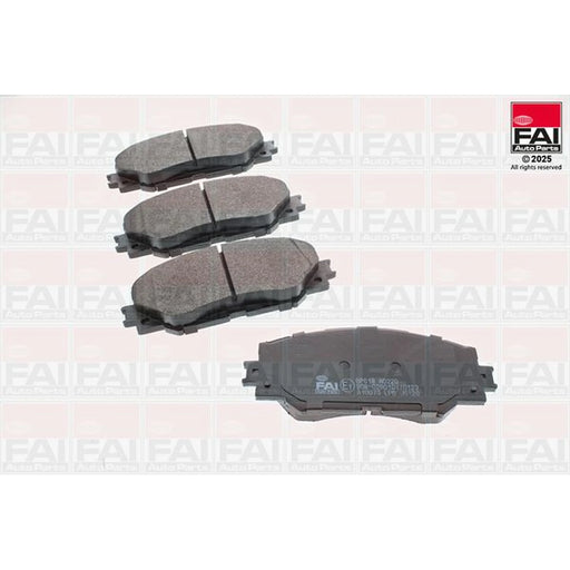 FAI Front Brake Pad Set fits Subaru Trezia 2011 on 1.3 1.4