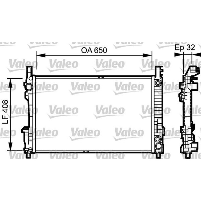 Valeo Engine Radiator 734379