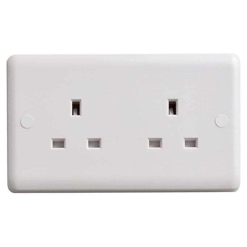 Deta Vimark Unswitched Socket 2-Gang 13A Deta Vimark - NN4 Online
