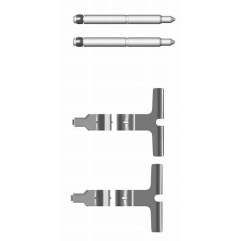 Mintex Brake Pad Accessory Fitting Kit Rear fits Mercedes-Benz S-Class 1998-2006