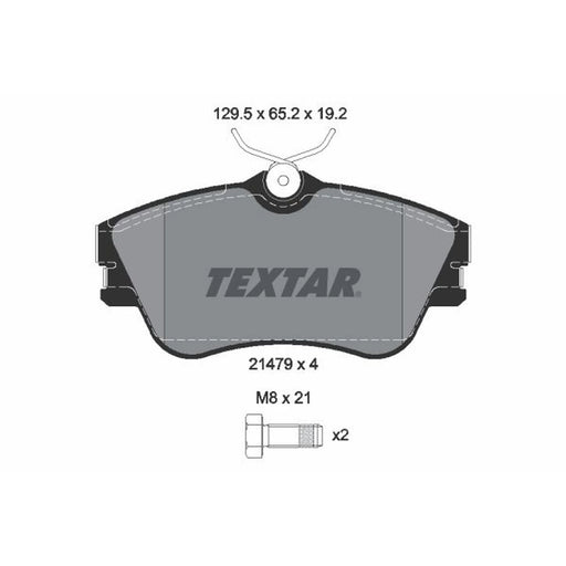 Textar Front Brake Pad Set 2147902