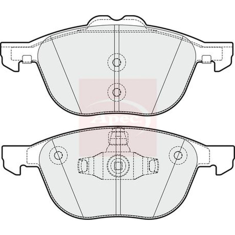 Apec Front Brake Pad Set PAD1988