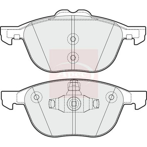 Apec Front Brake Pad Set PAD1988
