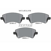 Textar Front Brake Pad Set 2376601