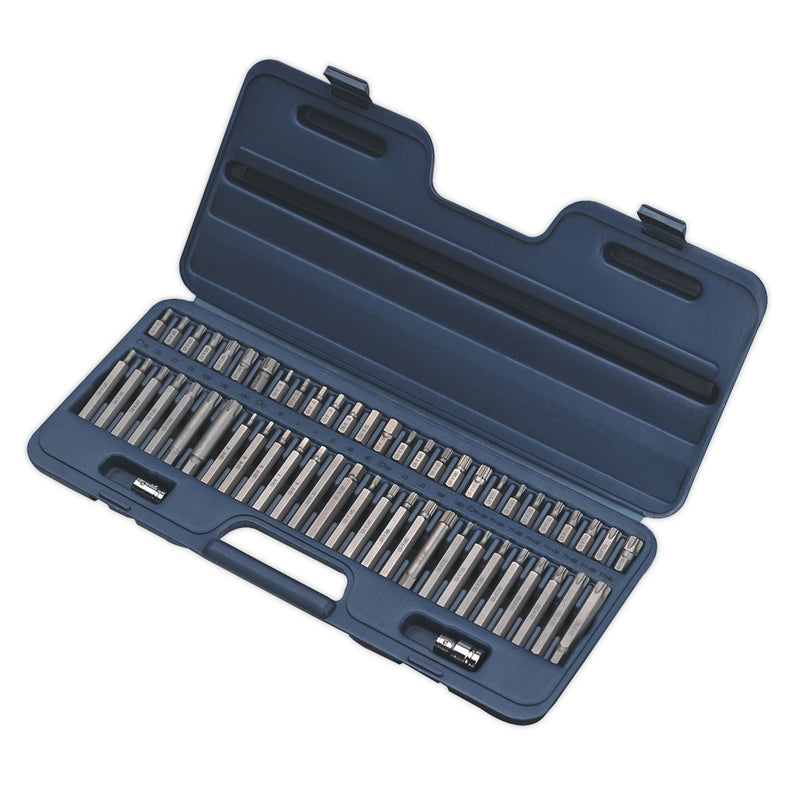 Sealey Security TRX-Star*/Hex/Ribe/Spline Bit Set 56pc 3/8" & 1/2"Sq Drive Sealey - Dynamic Drive