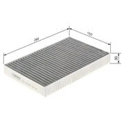 Bosch Cabin Air Filter (Pollen Filter) fits Tesla Model S 2012-2026