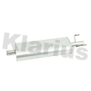 Klarius Box With Centre Pipe Centre fits VW Lt 1996-2006 2.5 2.8