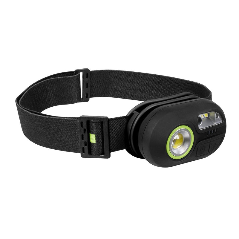 Sealey Rechargeable Headlight with Sensor 3W COB & 1W SMD LED HT300R Sealey - Dynamic Drive