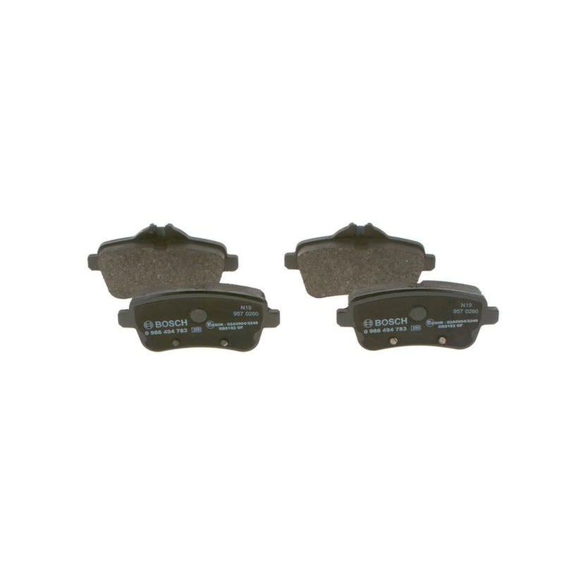 Bosch Front & Rear Pads fits Mercedes-Benz Cla 2013-2019 117.352