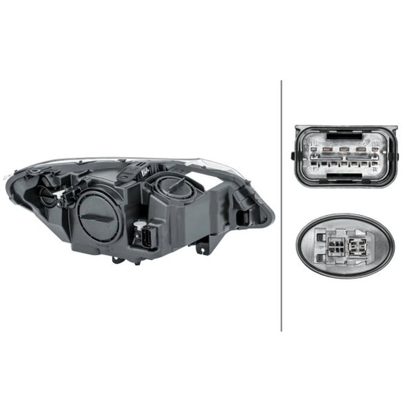Hella Headlight Headlamp H8 Left fits BMW Z4 Roadster 2009-2016