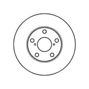 Abtex 2 x Vented Brake Discs fits Toyota Rav 4 2000-2005 1.8 2.0